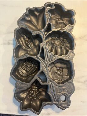 John Wright cast iron flowers